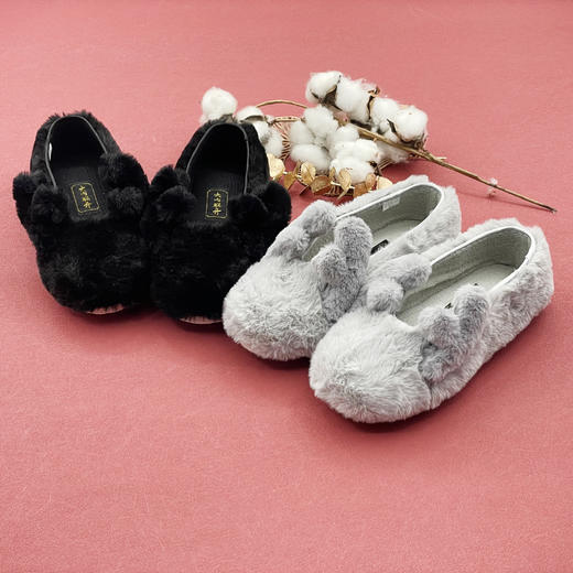 内联升女鞋千层底布鞋龙行龘龘女式居家鞋DN8695 商品图2