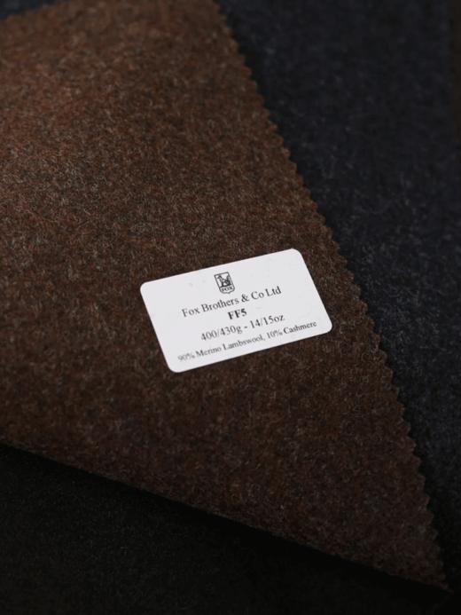 「爱好者直选26款」Fox Brothers 1772 Flannel 90%羔羊毛10%羊绒混织法兰绒全麻衬套装 商品图11