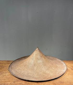 竹编尖顶宽沿大斗笠，顺丰包邮