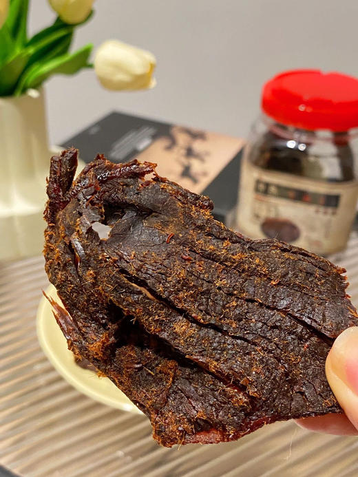 //【卤趣牛肉干】爱吃肉🥩的宝子们这款牛肉干，入口、会被惊艳到  温州地道特产－湖岭牛肉干 ✅牛肉干肉质紧实细腻 商品图5