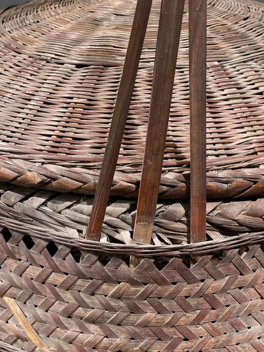 竹编手提圆形大盖篮，顺丰包邮 商品图10