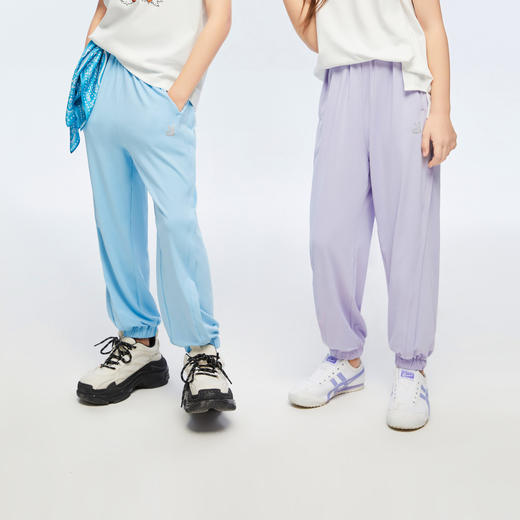 男女童运动零束缚休闲针织单裤裤子夏季新款安奈儿童装童装小程序专享EM426030 商品图2