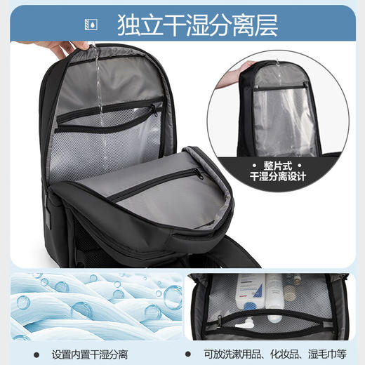 维多利亚旅行者出差旅行通勤防盗旅行包双肩包电脑包背包9021 商品图4