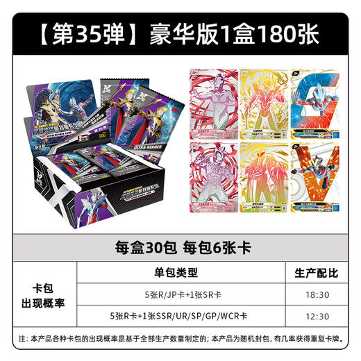 卡游  超宇宙-奥特英雄X档案-豪华版35弹KAYCUTM-SC-035 商品图1