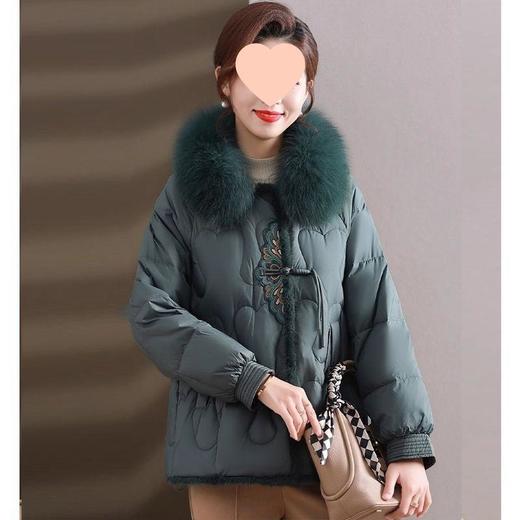 ALBB-中年妈妈冬装棉袄2023新款中老年女款新中式中国风洋气短款外套装 商品图1