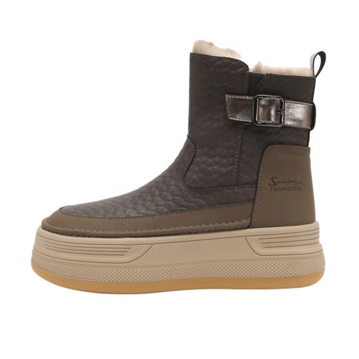 品质好货| Safiya/索菲娅2023加绒加厚户外兔毛雪地靴 SF3411A719 商品图4