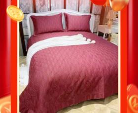 5F   罗曼罗兰知庭长绒棉床盖三件套240*250cm