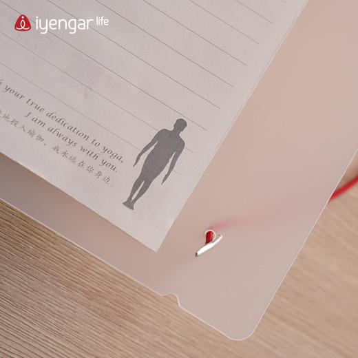 艾扬格文创A5活页笔记本（新版）道林纸 艾扬格大师语录   艾扬格体式名称体式图例 商品图6