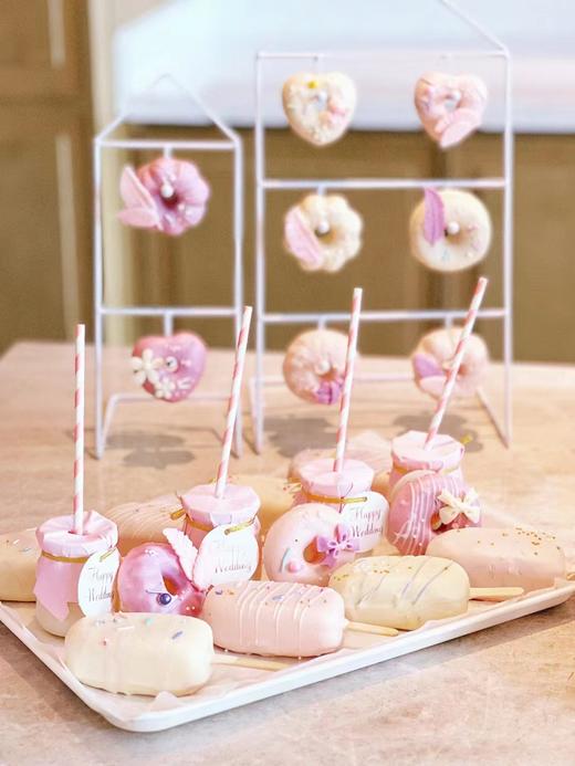 浪漫粉色系甜品台 商品图6