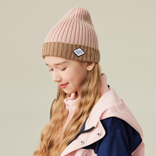 【翻边双色针织帽】男女同款 ❗英氏YeeHoO品牌秋冬帽子系列 商品图1