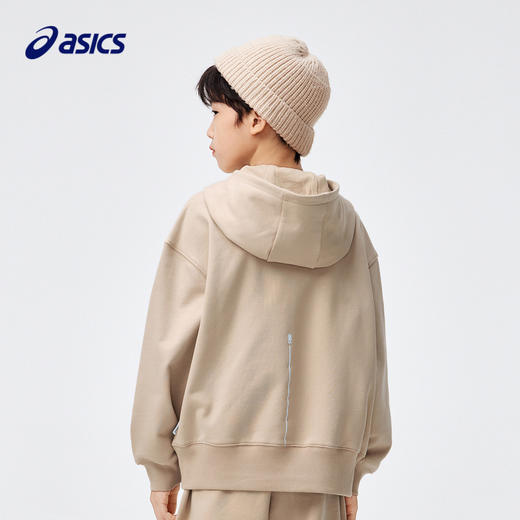 asics/亚瑟士童装2024新款春季男儿童连帽卫衣运动休闲时尚帽衫 商品图1