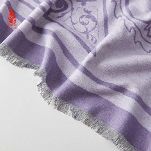 SAINTJOY/上久楷 真丝围巾  真丝披肩 浅紫色  FJS23046 商品图4