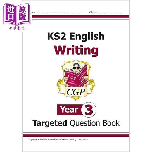 【中商原版】英国CGP KS2 English Writing Targeted Question Book - Year 3 商品图0