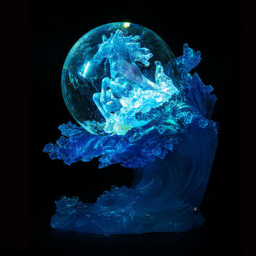 马到成功夜灯水晶球 商品图0