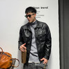 徐太浪皮夹克男春秋高端美式痞帅修身软皮衣机车潮牌外套 商品缩略图0