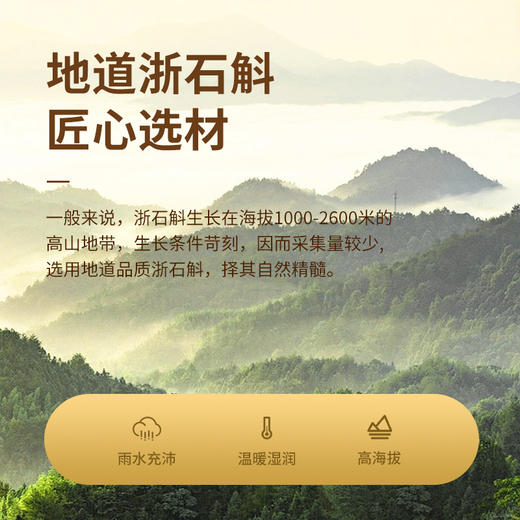 【浙石斛100克】 地道浙石斛匠心选材锁鲜采制 商品图1