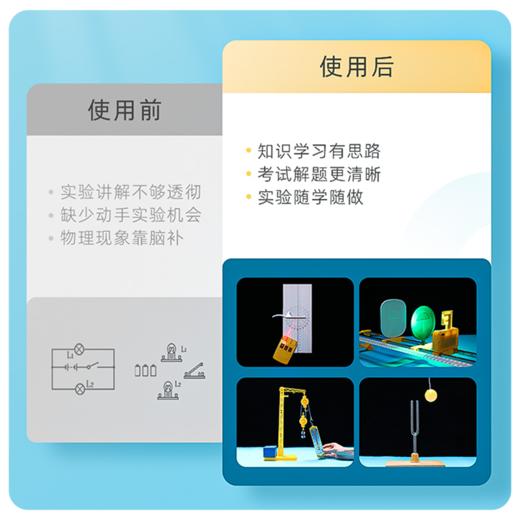 【物理满分实验盒】做实验讲真题套装学习 商品图3