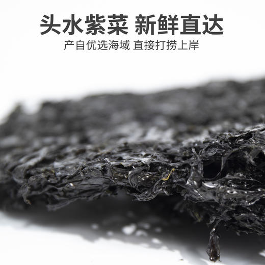 港岛姑娘 精选特级头水紫菜无沙免洗人工！采割自然晒干，营养美味 250g/包 商品图5