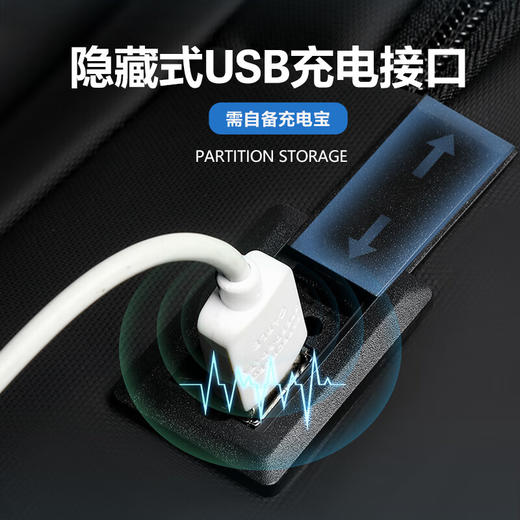 维多利亚旅行者出差旅行通勤防盗旅行包双肩包电脑包背包9021 商品图10