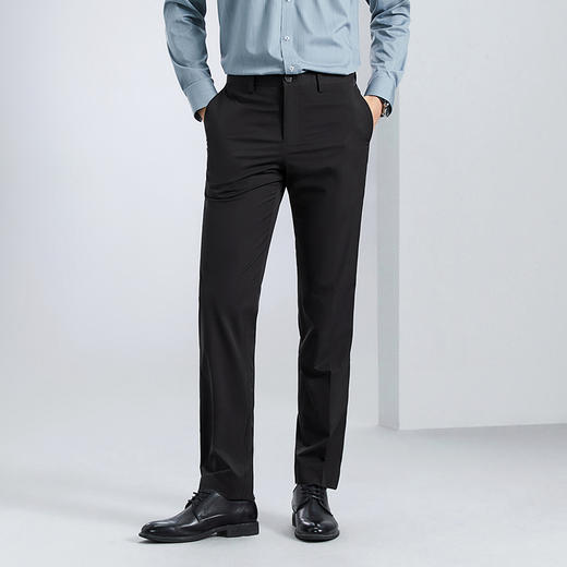 【保形索罗纳】柒牌西裤男2024春夏薄款商务职业工装修身西装长裤	126H70960 商品图1