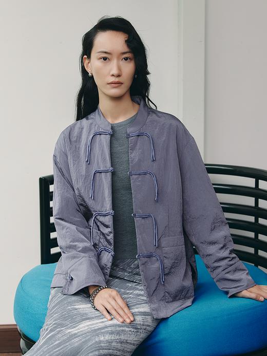 雅致月季提花 冠乐绉重工织造轻薄外套FO483323D 商品图0