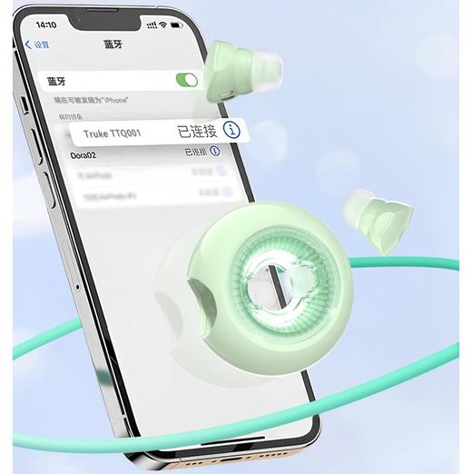 2023年充客晶闪甜甜圈蓝牙耳机，全网首款首发，低功耗高音质，晶莹剔透，便携且超长续航，闪耀全网，烁动你心 商品图3