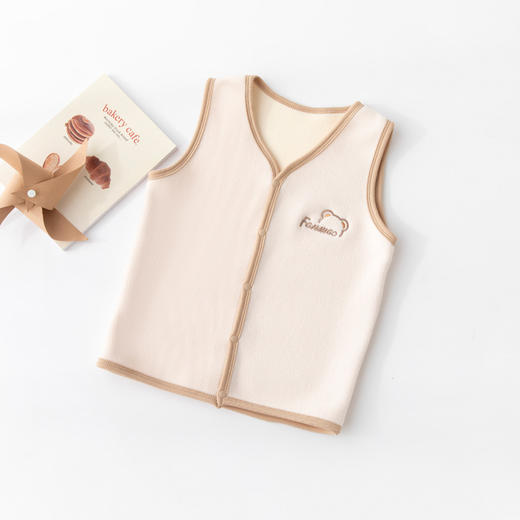 冬季新款男女童保暖马甲 加入加厚保暖背心百搭棉衣内胆校服神器_HLY 商品图5