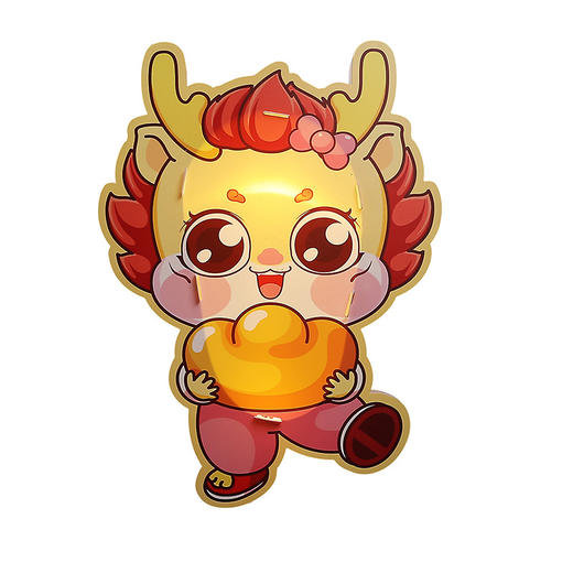 【多种款式，随心选择！】龙年手提灯笼PVC发光灯笼，儿童手工DIY材料包新年装饰品年货，寓意丰富 乐过新春！ 商品图4