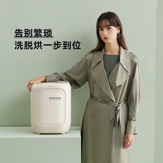 大宇内衣裤洗衣机迷你MINI洗烘舱洗烘一体高温洗全自动小型清洗机 商品图4