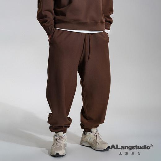 徐太浪美式休闲纯色运动卫裤男2023春秋新款宽松束脚哈伦裤长裤潮 商品图2