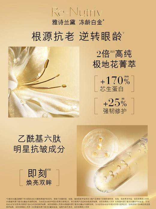 【552元会员福利】（全球购）雅诗兰黛白金级花菁萃紧颜眼部精华霜15ml    商品图2
