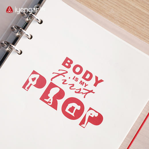 艾扬格文创A5活页笔记本（新版）道林纸 艾扬格大师语录   艾扬格体式名称体式图例 商品图0