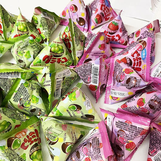 明治橡皮糖巧克力三角包草莓味10g 商品图1