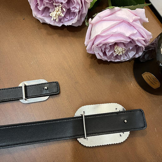 【可可推荐】R V方扣腰带 绸缎质感 配饰佰搭 宽细可选 商品图8