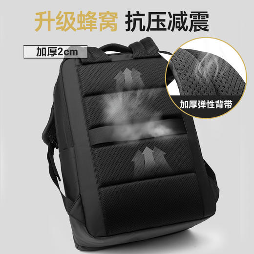 维多利亚旅行者城市通勤防盗笔记本电脑包双肩包背包9066 商品图6