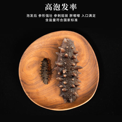 & 精选九年纯淡干海参，泡发率高，肉质紧实，营养价值非常高远超普通参品！！ 商品图4