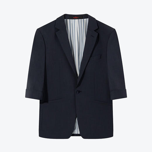 【七分袖】柒牌男装西装男2024春季新款单西商务休闲男士西服外套	126C70790 商品图4