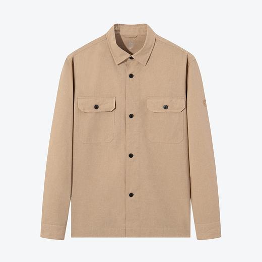 【都市户外】柒牌男装长袖衬衫男春秋新款时尚休闲工装风翻领衬衣	126A70130 商品图4