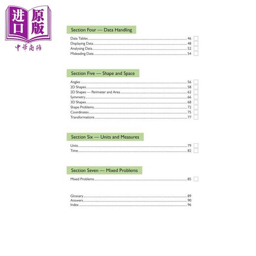 预售 【中商原版】英国CGP 11+ CEM Maths Study Book (with Parents’ Guide & Online Edition) 商品图2