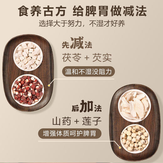 怀生堂古方四神粉，四物之选食材药食同源，健脾祛湿养颜！每盒225g(15g*15条) 商品图2