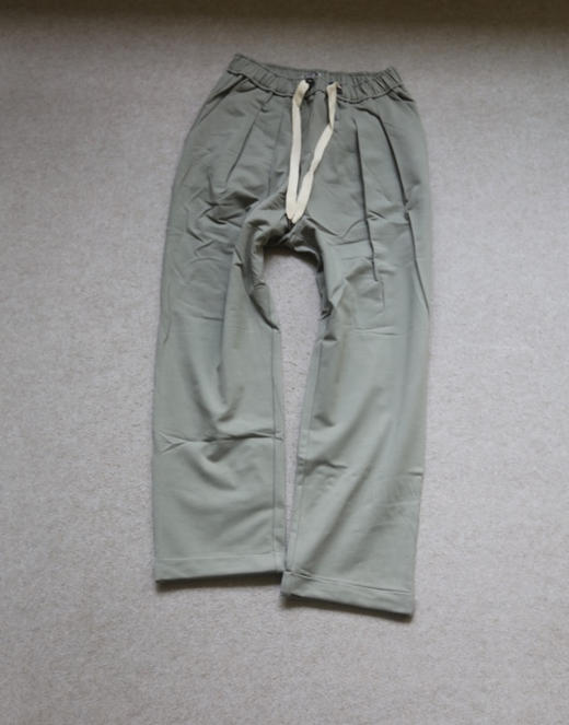 简单粗暴的 哈！女段 BC 薄毛圈棉 小微垮的 微锥九分 休闲裤 商品图0