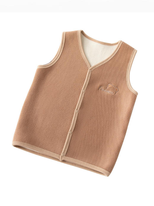 冬季新款男女童保暖马甲 加入加厚保暖背心百搭棉衣内胆校服神器_HLY 商品图3