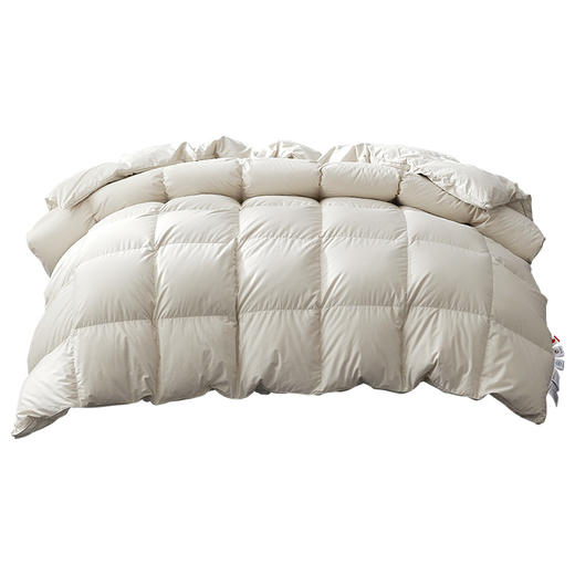 【专柜-多样屋】纯棉秋冬季芯肌鹅绒被-香槟金/220*240cm 商品图7