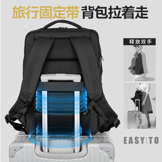 维多利亚旅行者城市通勤防盗笔记本电脑包双肩包背包9066 商品图8