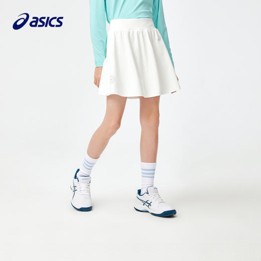 asics/亚瑟士童装2024春季女儿童吸湿速干网球裙内置安全裤防走光 商品图1