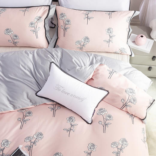 多喜爱 60S贡缎长绒棉法式轻奢四件套 瑰夏/依索hlcs 商品图2