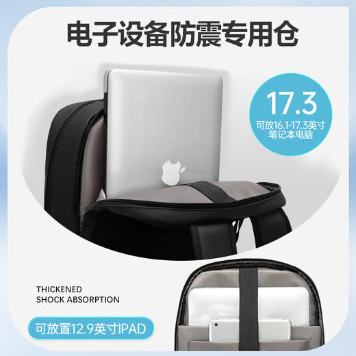 维多利亚旅行者出差旅行通勤防盗旅行包双肩包电脑包背包9021 商品图3