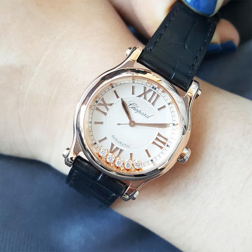 【95新正品】萧邦HAPPY DIAMONDS系列274893-5001自动机械30mm（女款）181023NJS15 商品图5
