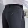 【犀牛褶】柒牌男裤西裤2024春夏新款商务百搭灰色直筒西装长裤子	126H71000 商品缩略图2