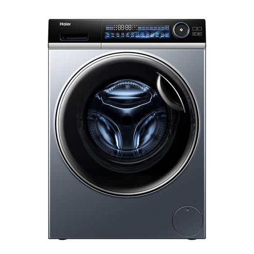 海尔精华洗系列 10KG洗烘一体 直驱 晶彩屏 清新除皱 EG100HMATE85S 商品图1